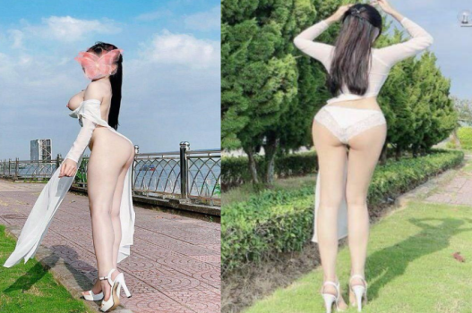 Sex Việt Nam váy ngắn gợi cảm bên hồ